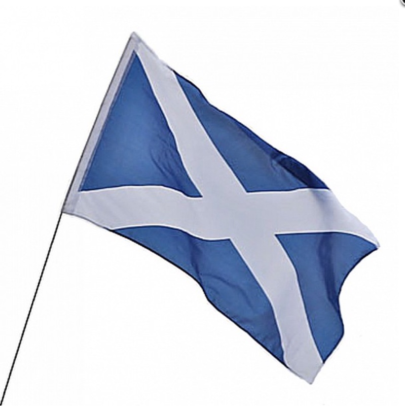 Schottland Highland Kuh st Andrews Flagge Bestickt Aufnäher Letzte Einige 
